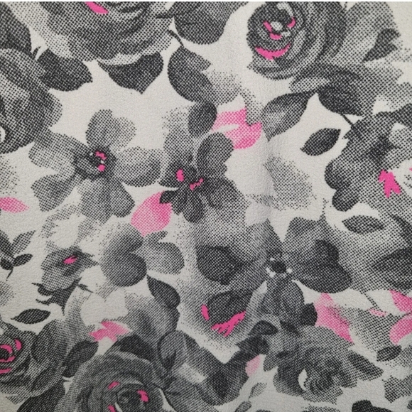 Lashes Bodycon Dress Womens Size 10 Floral Stretch Short Geometric Design - Picture 6 of 8